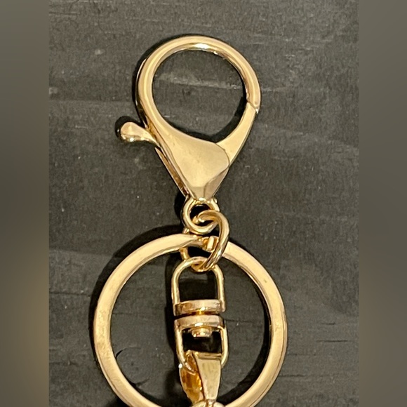 Bag Charm Coca Cola Can Keychain NEW Red Rhinestones Split Key Ring Soda Coke - Picture 6 of 8